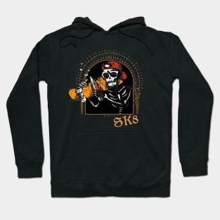 Skating Skeleton Hoodie